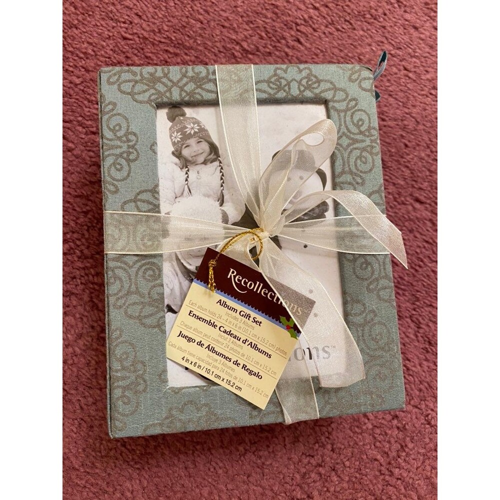Photo Album Gift Set for 4x6 photos